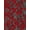 Red Black Gray, Pattern 15, variant on ODIKA 8'x10' Washable Area Rug Web With Interlocking Strands And Spotted Accents Spider Flowing Dynamic for Dining Room, Large Office, Lounge, Non-Slip Chair-Friendly Mat