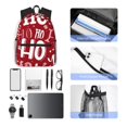 thumbnail image 4 of Balery Ho Pattern Funny Christmas Mochila para Mujeres y Hombres, Mochila Ligera Casual para Viajes, Mochila Clásica Básica para la Universidad, 4 of 6