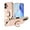 Light Pink, variant on Case for iPhone 17 Case with Ring Stand [360° Rotatable Ring Holder Magnetic Kickstand][Support Car Mount] Plating Rose Gold Edge Soft Flexible TPU Luxury Phone Case, Light Pink