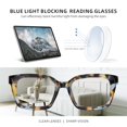 thumbnail image 4 of Gafas de lectura XVXV que bloquean la luz azul, paquete de 3, Mix3 1.5X, 4 of 7