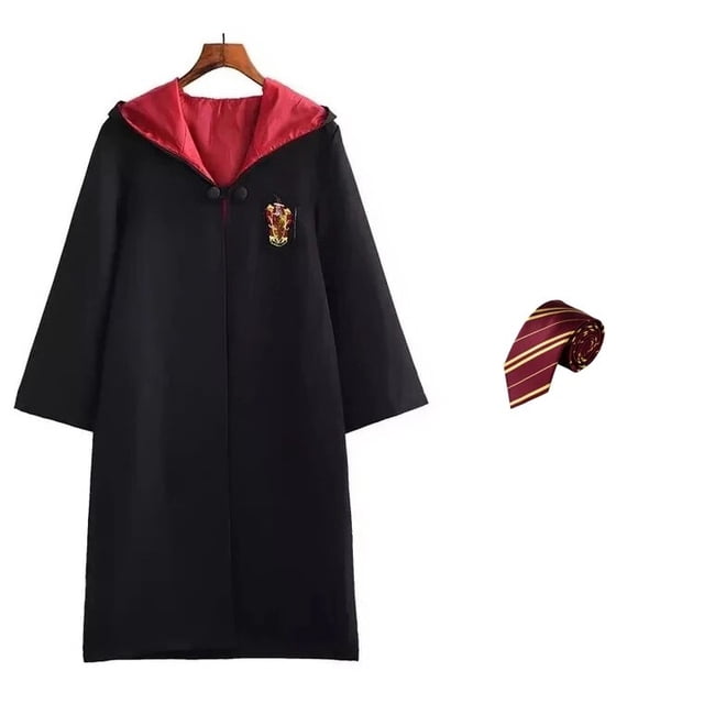 Capa Mágica para disfraz de Hermione Granger, falda, bufanda de harrypotter, gafas, Gryffindor, accesorios de regalo para vacaciones