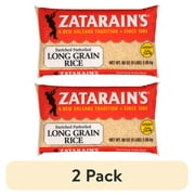 (2 pack) Zatarain's Non-GMO Enriched Parboiled Long Grain Rice, 5 lb Bag