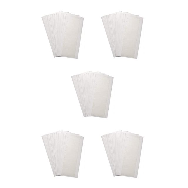 Qarigey 12 piezas de cinta en extensiones de cabello, cintas adhesivas, manualidades DIY, útiles herramientas de belleza, adhesivo de doble cara, estilo Type2 NO2 Qarigey CBP195603