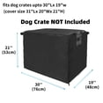 thumbnail image 2 of Funda de jaula para perros Joroamp para jaula metálica para perros de 76 x 48 x 53 cm, 2 of 7