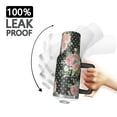 thumbnail image 3 of OBREWU Pioneer Flower Tumbler with Handle and Lid,Pioneer Flower 40oz Double Wall Vacuum Insulated Tumbler,Cups Gift for Women and Men, 3 of 7