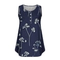 thumbnail image 3 of LYXSSBYX Tank Tops for Womens Tank Summer Printing Sleeveless Flared Trendy Casual Blouse Button Tunic Shirt Tops, 3 of 4