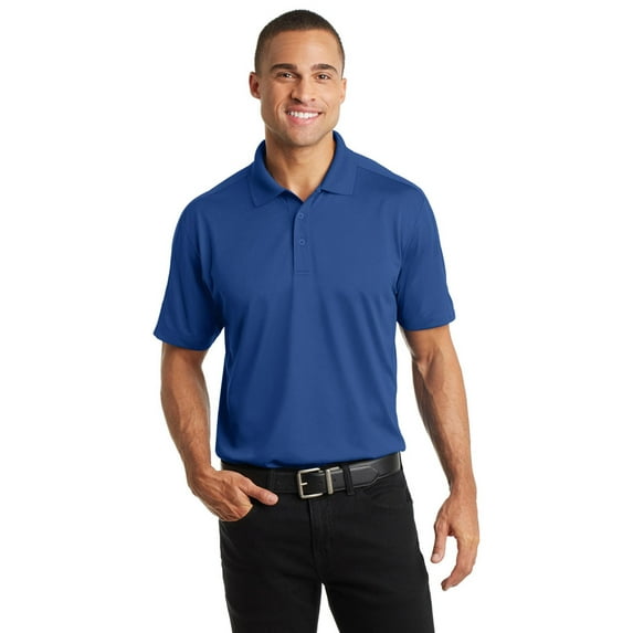 Port Authority K569 Diamond Jacquard Polo Shirt - True Blue - X-Large