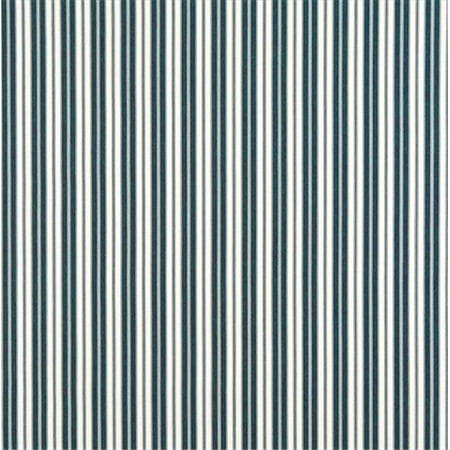Indoor Outdoor Upholstery Fabric - Designer Fabrics B464 54 in. Wide Navy, Ticking Striped Indoor & Outdoor Marine Scotchgard Upholstery Fabric