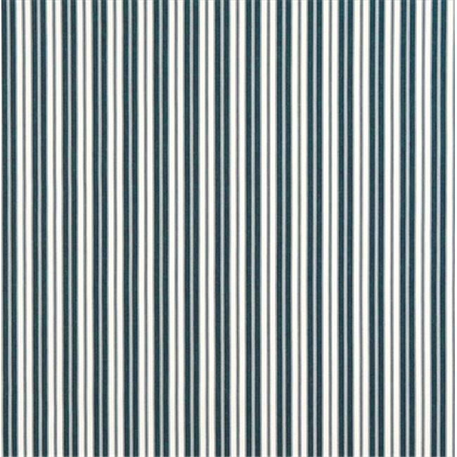 54 in. Wide Navy, Ticking Striped Indoor & Outdoor Marine Scotchgard