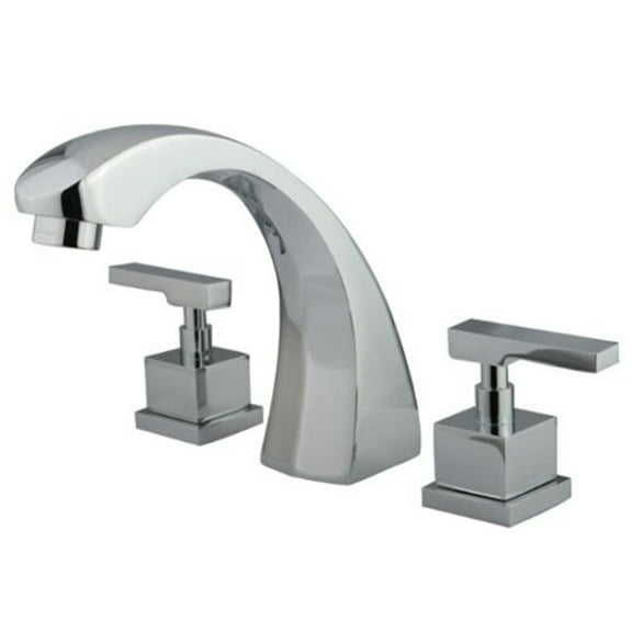 Kingston Brass Roman Tub Faucet, Polished Chrome, Deck Mount KS4361QLL