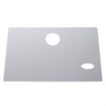 thumbnail image 2 of United Pacific 21520B Glove Box Door Cover   Stainless, With Oval Cut Out,, 2 of 2