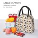 thumbnail image 5 of Balery Guitar Bolsa de Almuerzo para Mujeres, Caja de Almuerzo, Bolsa de Almuerzo Pequeña Impermeable, Tote de Almuerzo Reutilizable con Gran Capacidad, 5 of 6