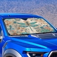 thumbnail image 4 of Xixirimido Boho Mandala Dragonfly Print Car Windshield Sun Shade Foldable Sunshade Front Window Cover Sun Visor for Trucks SUVs Sedan Universal Car Interior Accessories, 4 of 8
