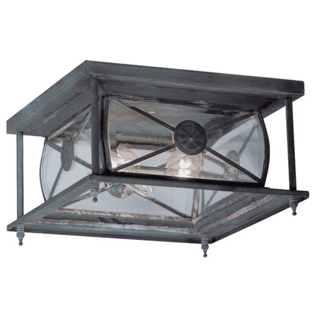 

Charcoal Tone Finish Outdoor Wall Sconces Solid Brass Material Candelabra 6 Long 2 Light Fixture