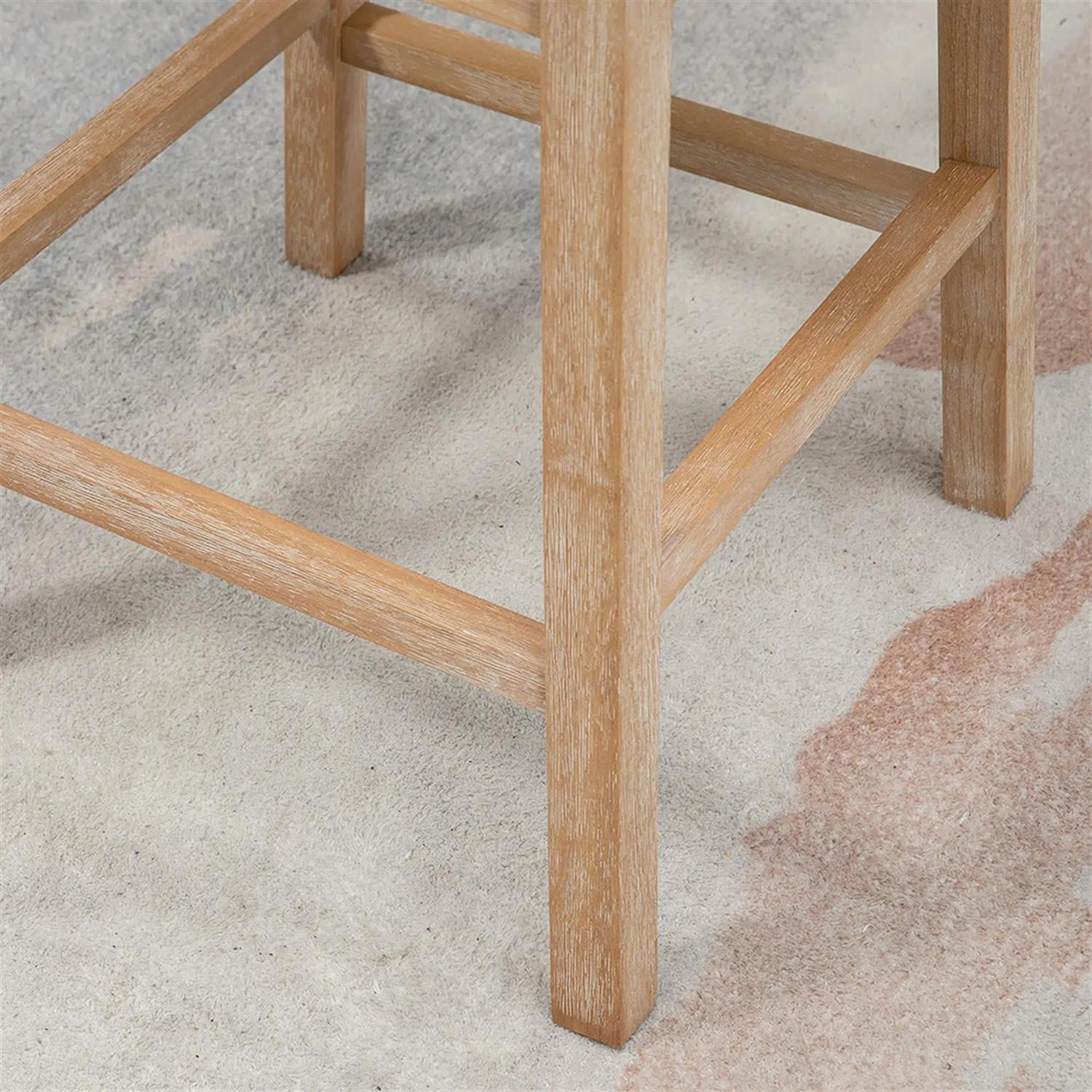 Demi Bonn Modern Memory Swivel Bar Stool Set of 4, Cushioned Bar 30" Seat Height Stool with Tufted Back, Nailhead-Trim and Solid Wood Legs, White