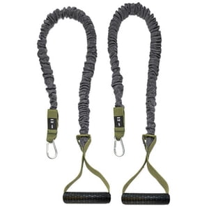 Resistance Cords - Cross Anchored Shoulder Resistance Bands - Ideal for Dynamic Warmups and Physical Rehab - One Pair of 12 lbs Cords - 4KOR Fitness