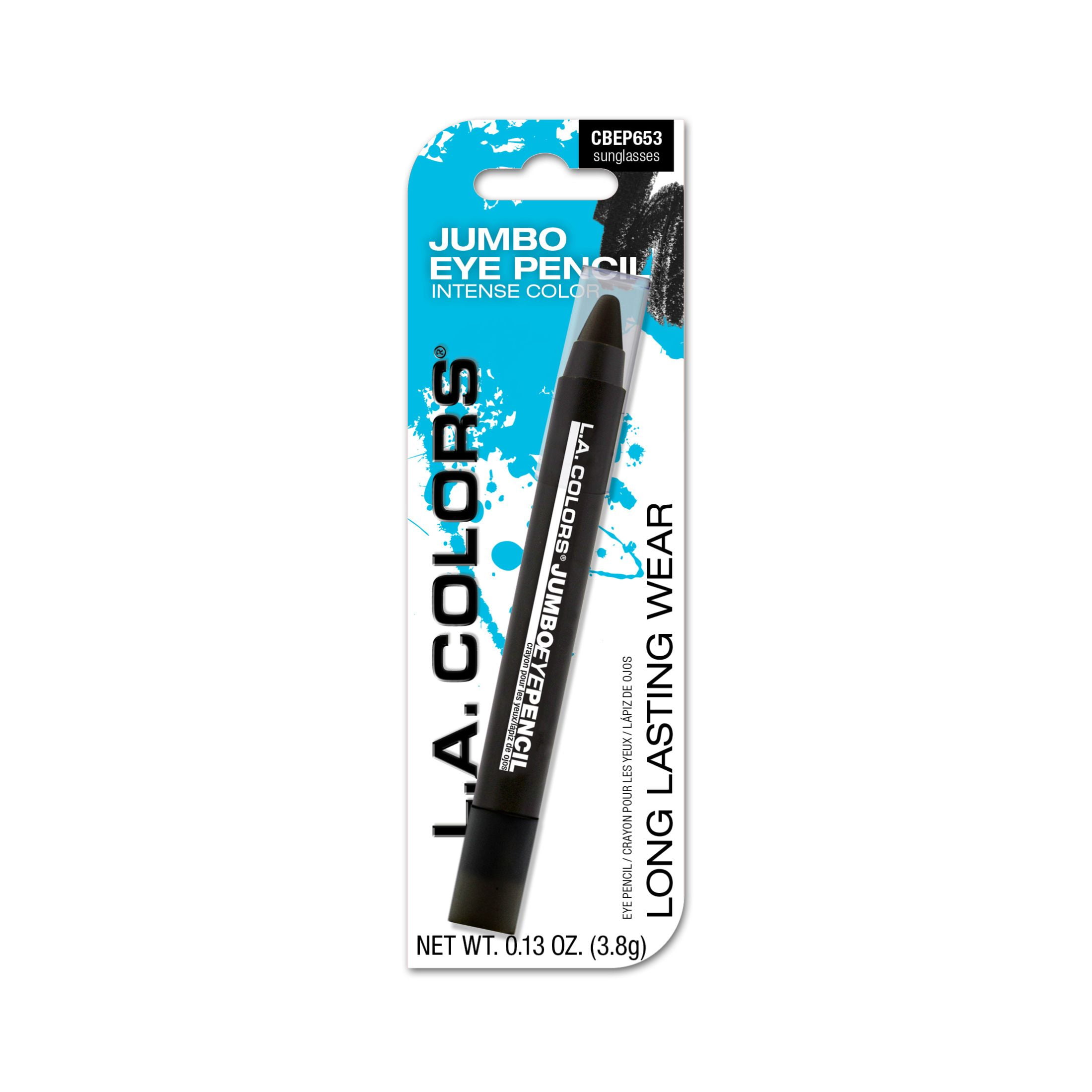 (3 pack) L.A. COLORS Long Wearing, ultra-pigmented Jumbo Eye Pencil, Black
