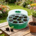 thumbnail image 2 of Naxoaeo 13 Hole Seed Starter, Greenhouse Germination Tray with Humidity Dome & Adjustable Ventilation, Reusable Plastic Seedling Propagation Box for Indoor Outdoor Gardening, 2 of 7