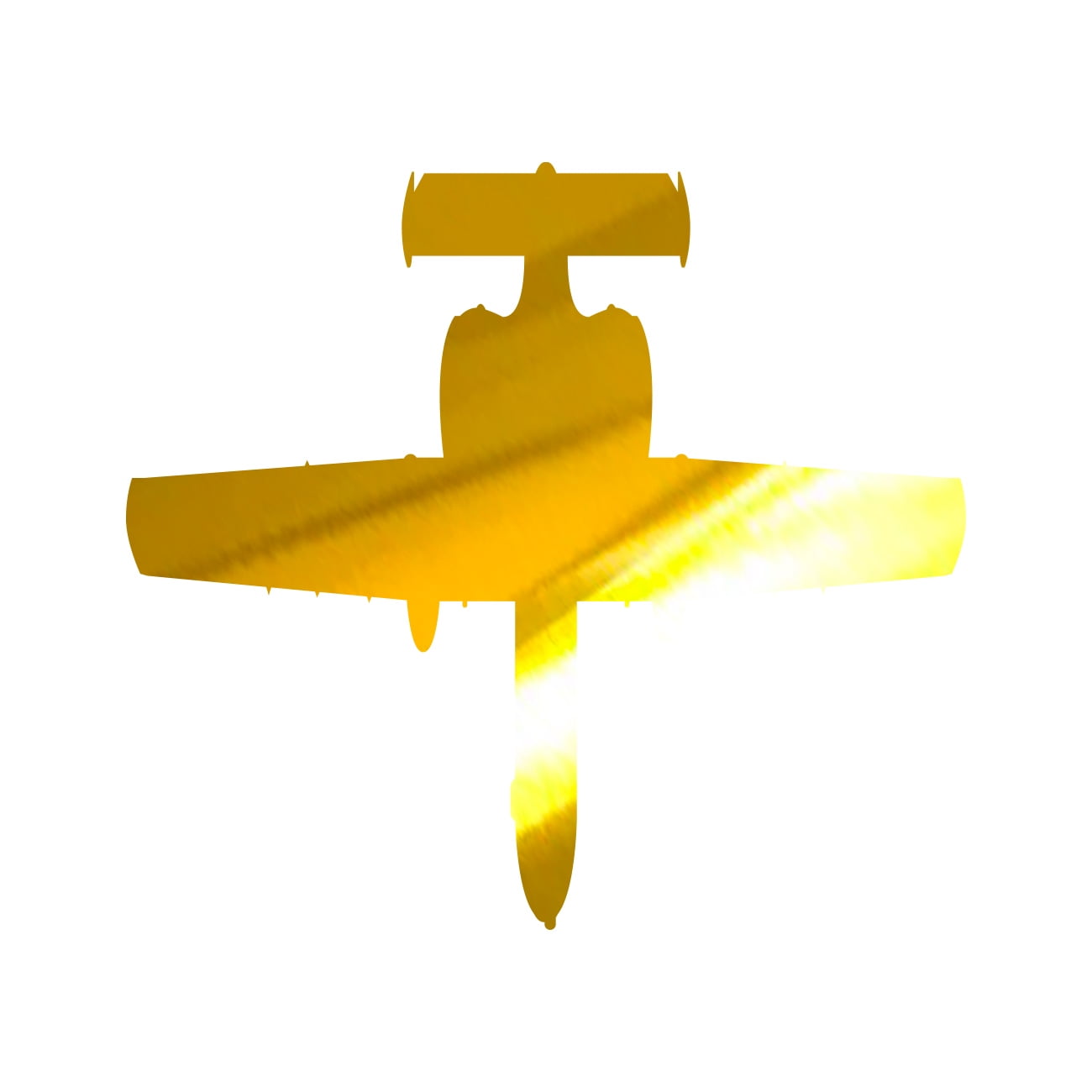 Top View A-10 Thunderbolt II Sticker Decal Die Cut - Self Adhesive