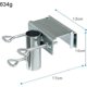 thumbnail image 2 of Umbrella Stand, Balcony Umbrella Holder, Balcony Railing, Umbrella Clamp, Holder for Garden, Patio, 2 of 5