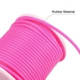 thumbnail image 4 of Uxcell Rubber Cord 27 Yards 3mm Dia 1.5mm Hole Dark Rose Red Hollow Tubing for DIY Craft Making, 4 of 6