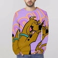 thumbnail image 4 of Happy Scooby Doo Men's Long Sleeve T Shirt 3D Printed Fashion Tee Shirts Top Soft Comfortable Daily Shirt, 4 of 6