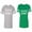 Men Heather / Women Green, variant on Papa Mama Bear Matching Couple Cotton Jerseys (Men Heather / Women Black) (Men S / Women S)