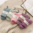 thumbnail image 4 of Women Warm Super Soft Plush Slipper Sock Winter Fluffy Medium Length Socks Casual Home Sleeping Fuzzy Cozy Sock, 4 of 9