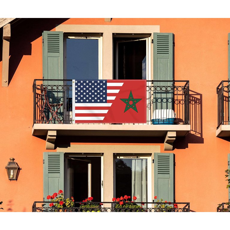3x5 Foot Morocco Flag - 150D Polyester With Brass Grommets For Outdoor/Indoor Use 8 thumbnail image