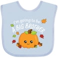 thumbnail image 3 of Inktastic I'm Going to be a Big Brother- cute Halloween pumpkin Boys Baby Bib, 3 of 4