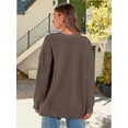 thumbnail image 5 of Women's Cardigan, New Cardigan Large Button Fashion Top, 5 of 5