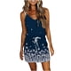 thumbnail image 1 of Vestido de tirantes suelto con estampado de vendaje sin mangas con cuello en V casual para mujer Fridja  hjkh6289, 1 of 5