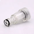 thumbnail image 4 of Universal 3/4" Inlet Filter Connector for High-Pressure Washers - Fine Mesh Water Filtration Nozzle Adapter with Transparent Glass Flask, Prevents Pump Damage from Dirt Particles, Easy-to-Clean, 4 of 4