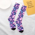 thumbnail image 5 of Cauagu mushroom rainbow color Skull Print Women's Men's Ankle Socks 1-pack Casual Athletic Socks for Unisex Adult Moisture-Wicking Socks for Daily Wear/Running/Sport, 5 of 8