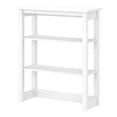 thumbnail image 1 of Bush Furniture Broadview Collection - Bookcase hutch - 2 shelves - laminated wood - pure white, 1 of 7