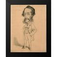 thumbnail image 2 of Monet, Claude 15x18 Black Modern Framed Museum Art Print Titled - Caricature of Mario Uchard, 2 of 5