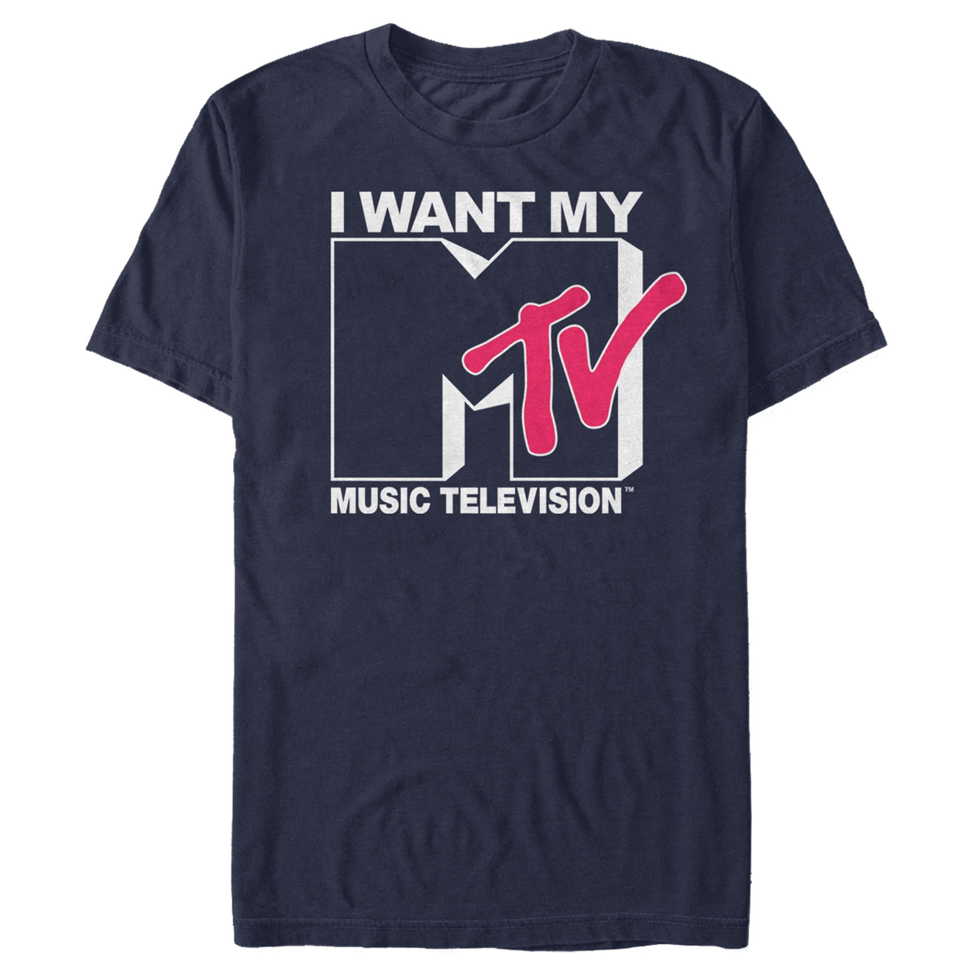 MTV Men's MTV I Want My Music Television TShirt