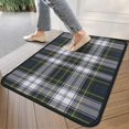 thumbnail image 4 of Blue Green Plaid Checkered Pattern Door Rugs,Washable Non Slip Door Mats Indoor,Decorative Door Mats,Entry Mat Indoor for Entrance,Bedroom,Kitchen,Bathroom,30"x17", 4 of 6