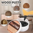 thumbnail image 5 of Wood Putty Wood Filler Paintable, 7oz Furniture Touch-Up Kit, Black with Restore Pieces Deal on Sale Clearance, 5 of 8