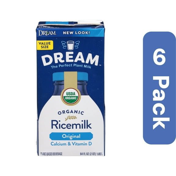 Rice Dream Original Enriched Rice Drink 64 oz (Pack Of 6)