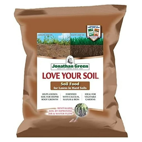 Love Your Soil Organic Soil Food 18 lb - 5000 sq ft Case - Natural Plant Fertilizer for Healthy Growth, Lawns, Gardens & More