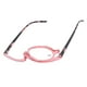 thumbnail image 5 of Gafas de maquillaje ligeras, plegables, giratorias, de una sola lente, para mujer, gafas cosméticas de aumento con estuche elegante +2,50, 5 of 12