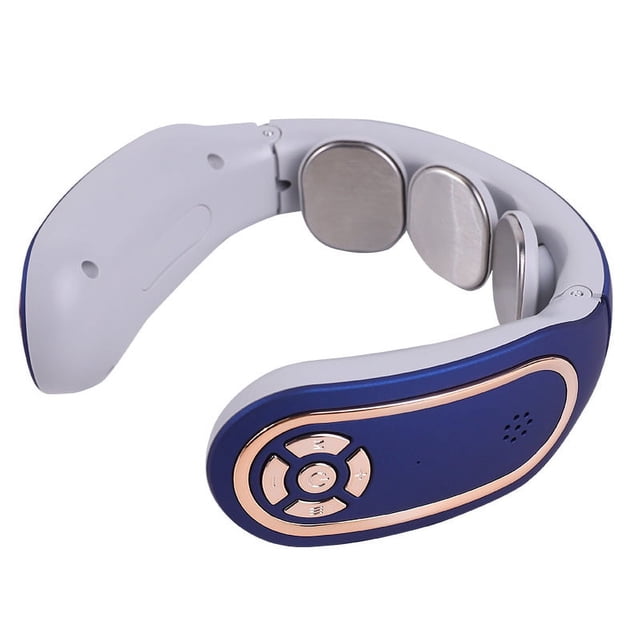 Intelligent Neck Massager with Heat, Electric Pulse Neck Massager for Pain Relief, Wireless Neck Massager for Women, Men Gift