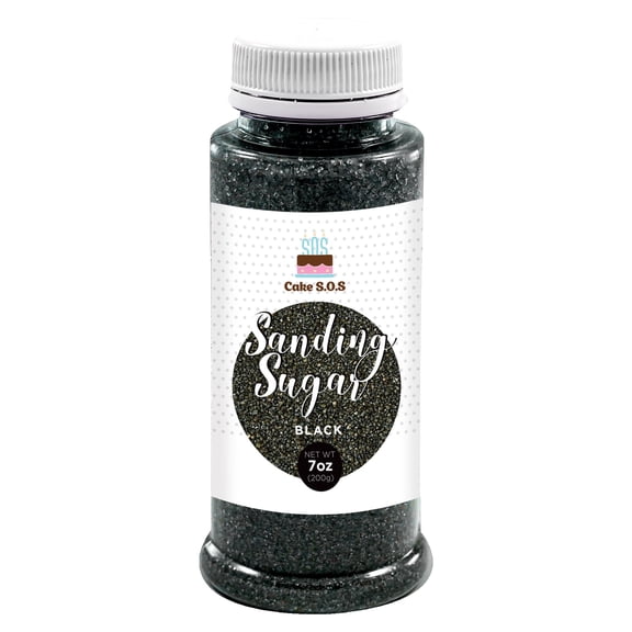 Sanding Sugar Black 7 oz