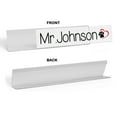 thumbnail image 2 of Printtoo Personalized Desk Name Plate Pretty Paw Print Custom Acrylic Office Desk Name Plate Accessory 2x8 Inches, 2 of 5