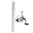 thumbnail image 2 of Portable Mini Pen Shape Fishing Rod Pole Pocket Retractable Fishing Rod With Reel Wheel, 2 of 8