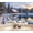 Color 2, variant on Snowy Winter Landscape Wallpaper Rustic White Barn Frosted Trees Peel and Stick Wall Murals 69"H x 96"W Removable PVC Wall Paper Self-Adhesive Wall Decor for Bedroom Living Room