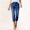BU3, variant on DuoJiaJ Stretch Denim Capri Pants Casual Comfortable Ankle Length Cropped Jeans With Slim Fit Women's Lounge Pants Black L