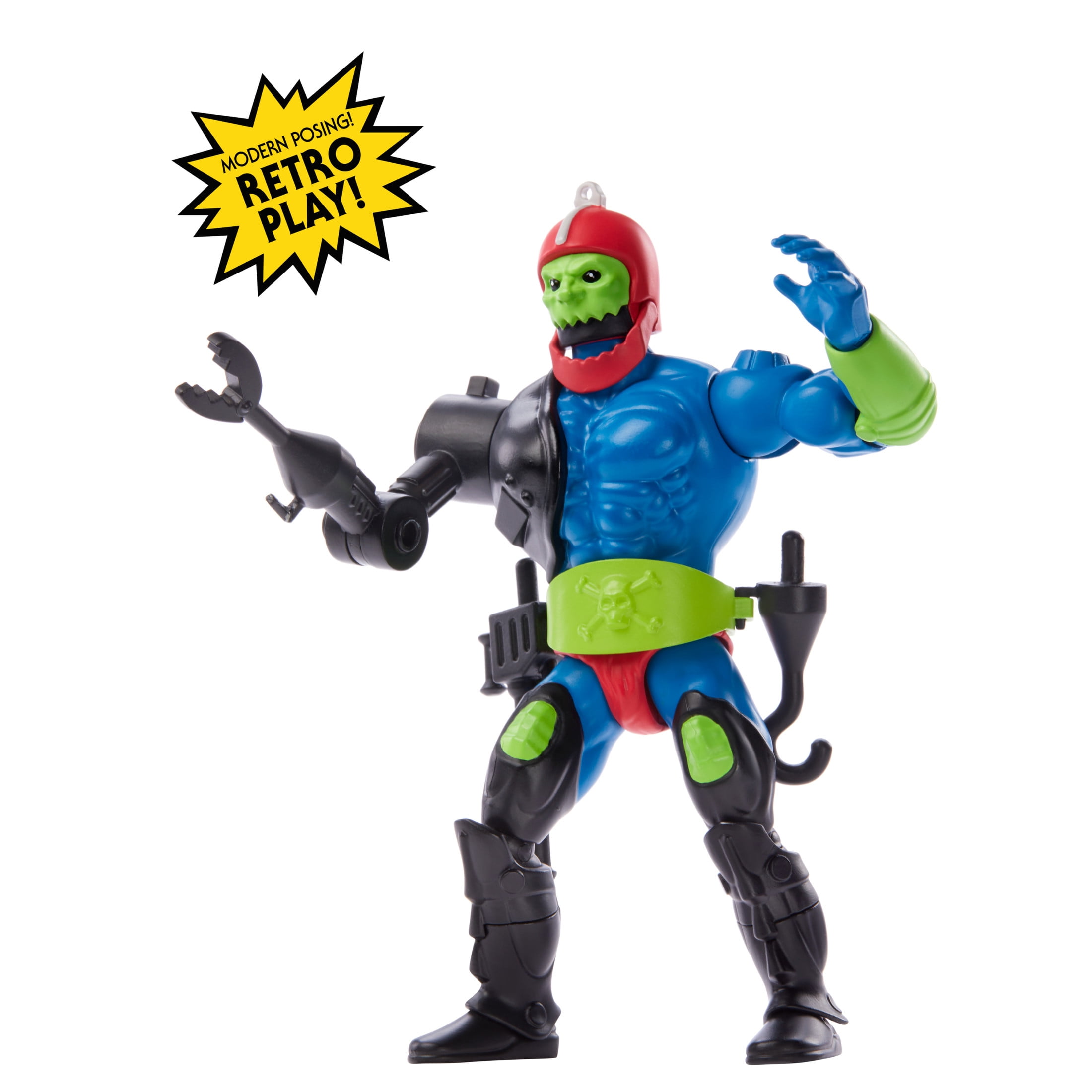 Masters of the Universe Origins Action Figure Trap Jaw, MOTU Toy with 16 Posable Joints