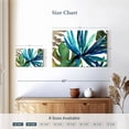 thumbnail image 4 of Elephant Stock Tropic Sway I Wall Art - Horizontal Canvas Wall Art - Living Room Wall Decor - Floral And Botanical Canvas - White And Blue Decor By Asia Jensen - 12" x 8", 4 of 8
